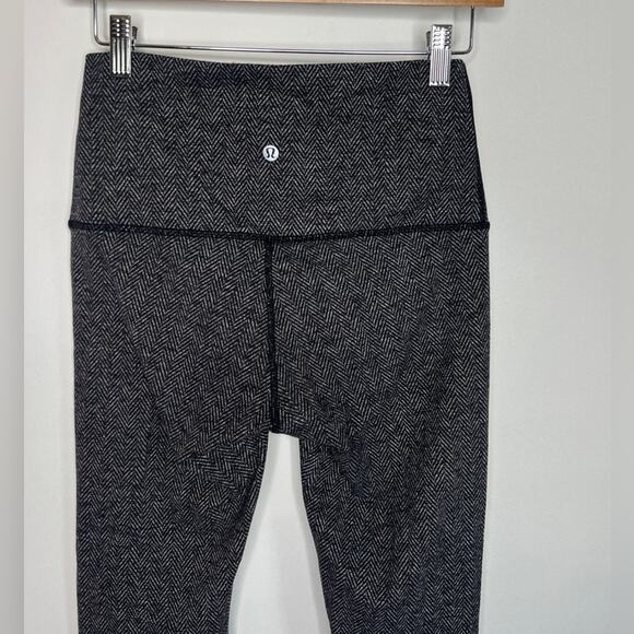 Lululemon Herringbone Wunder Under Hi Rise Legging - Picture 4 of 5
